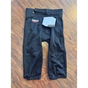 NWT Schutt Youth Black Football Practice Pants With Belt Youth S